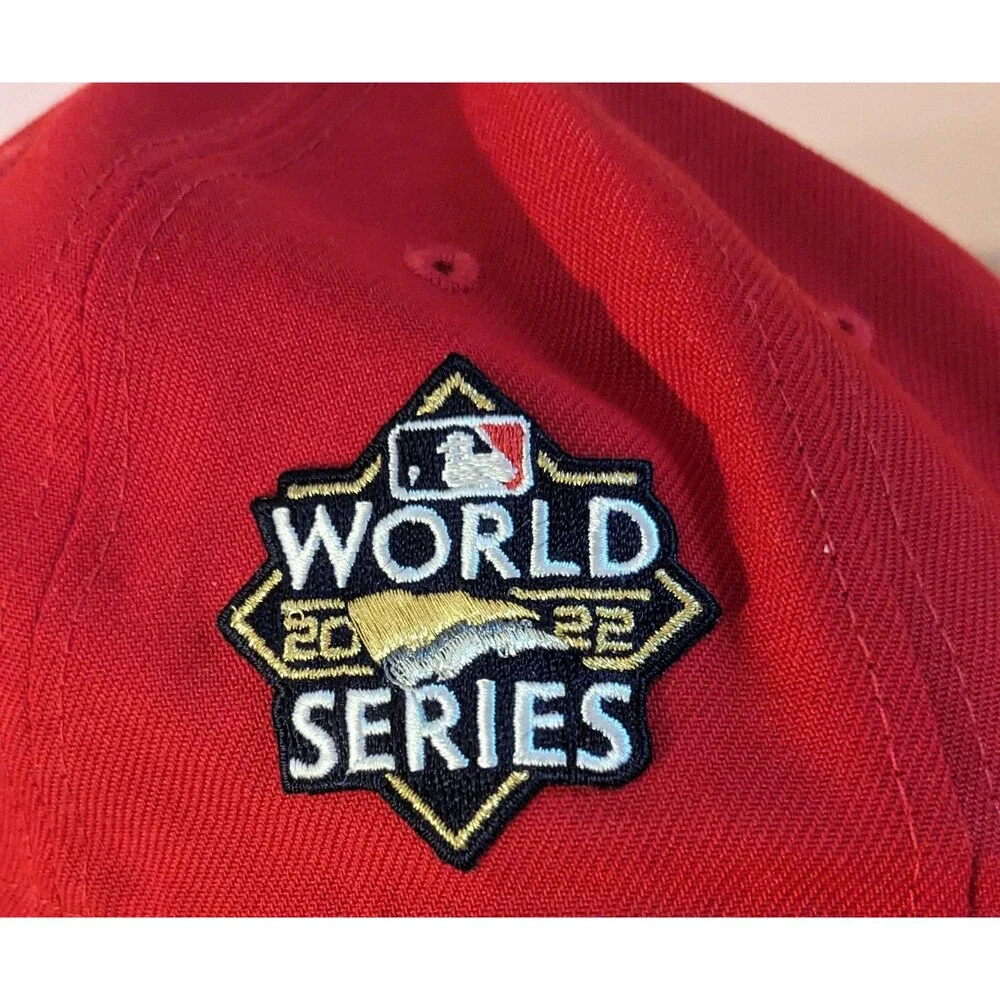 Phillies New Era 9Forty Youth Snapback Cap 2022 World Series Logo Adjustable